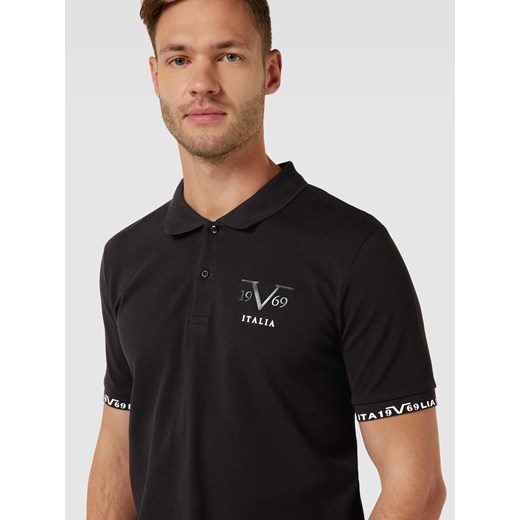 Koszulka polo z detalem z logo model ‘Harry’ 19v69 Italia L promocyjna cena Peek&Cloppenburg 
