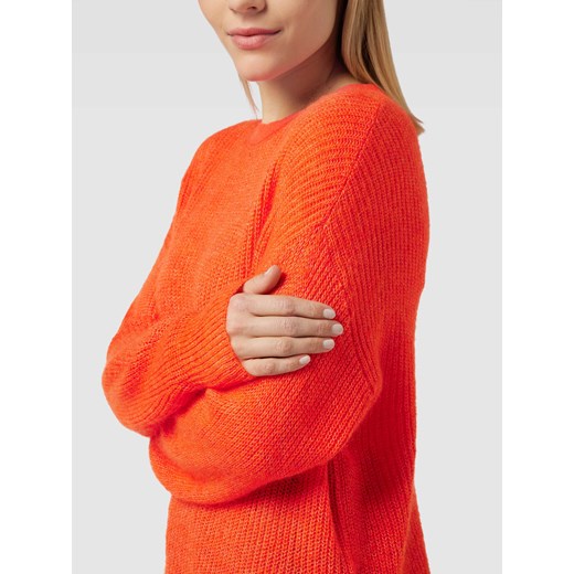 Sweter z dzianiny z fakturowanym wzorem XL okazja Peek&Cloppenburg 