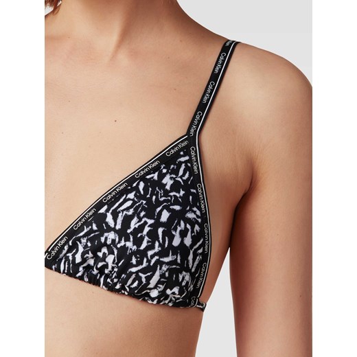 Top bikini ze wzorem na całej powierzchni Calvin Klein Underwear S promocyjna cena Peek&Cloppenburg 
