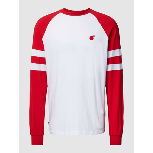 Bluzka z długim rękawem o dwukolorowym designie ze sklepu Peek&Cloppenburg  w kategorii T-shirty męskie - zdjęcie 168095336