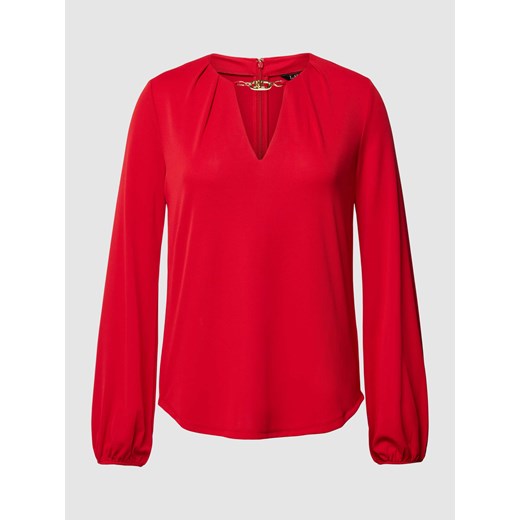 Bluzka z łańcuszkiem z logo model ‘AZTELLA’ ze sklepu Peek&Cloppenburg  w kategorii Bluzki damskie - zdjęcie 168095727