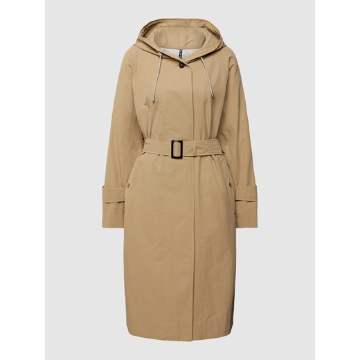 Płaszcz z paskiem w talii ze sklepu Peek&Cloppenburg  w kategorii Płaszcze damskie - zdjęcie 168095917