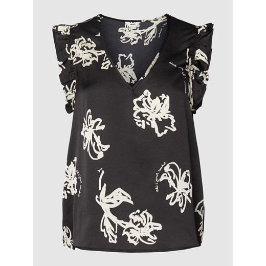 Top bluzkowy z kwiatowym wzorem model ‘PAPAYA’ ze sklepu Peek&Cloppenburg  w kategorii Bluzki damskie - zdjęcie 168096035