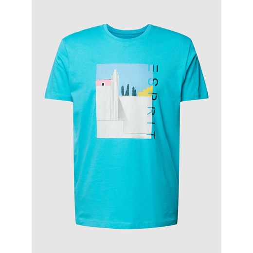 T-shirt z nadrukowanym motywem Esprit XXL Peek&Cloppenburg  okazja