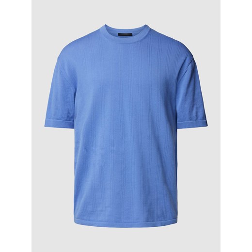 T-shirt z fakturowanym wzorem model ‘DERICO’ Drykorn L okazja Peek&Cloppenburg 