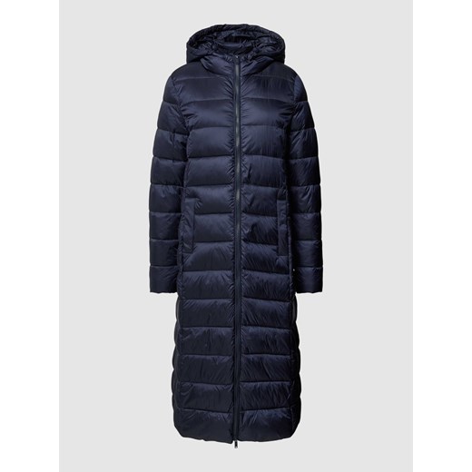 Płaszcz pikowany z kapturem ze sklepu Peek&Cloppenburg  w kategorii Płaszcze damskie - zdjęcie 168096387
