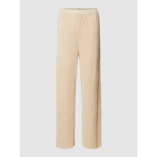 Spodnie materiałowe z plisami ze sklepu Peek&Cloppenburg  w kategorii Spodnie damskie - zdjęcie 168097057