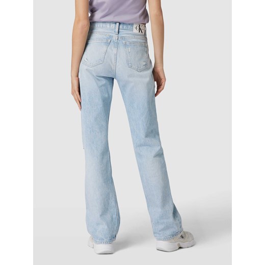 Jeansy z poszerzaną nogawką i przetarciami model ‘AUTHENTIC’ 29/32 Peek&Cloppenburg  promocyjna cena