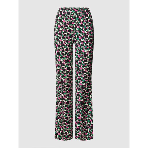 Spodnie materiałowe z kwiatowym wzorem model ‘Cute Flower’ ze sklepu Peek&Cloppenburg  w kategorii Spodnie damskie - zdjęcie 168097176