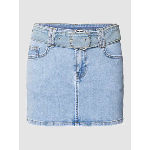 Spódnica mini jeansowa w stylu Y2K z paskiem ze sklepu Peek&Cloppenburg  w kategorii Spódnice - zdjęcie 168097889