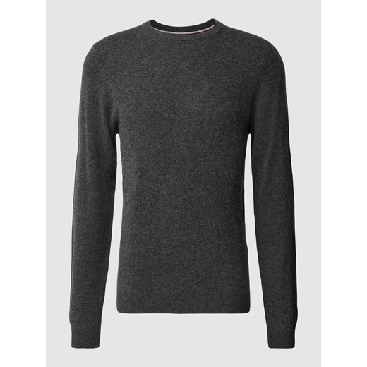 Sweter z dzianiny z efektem melanżu ze sklepu Peek&Cloppenburg  w kategorii Swetry męskie - zdjęcie 168098157