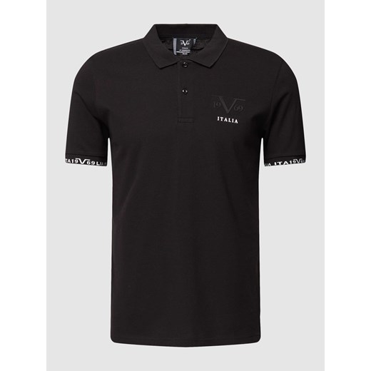 Koszulka polo z detalem z logo model ‘Harry’ 19v69 Italia XL promocyjna cena Peek&Cloppenburg 