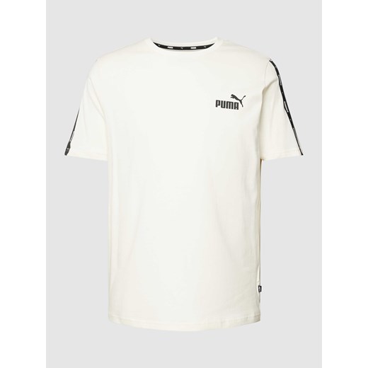 T-shirt z nadrukiem z logo ze sklepu Peek&Cloppenburg  w kategorii T-shirty męskie - zdjęcie 168101515