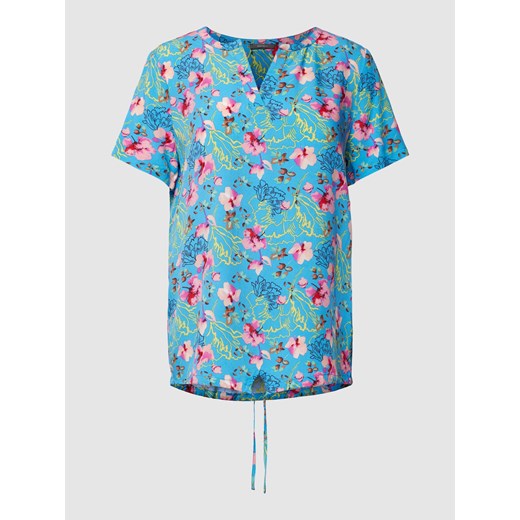Bluzka z wiskozy z kwiatowym nadrukiem ze sklepu Peek&Cloppenburg  w kategorii Bluzki damskie - zdjęcie 168102486