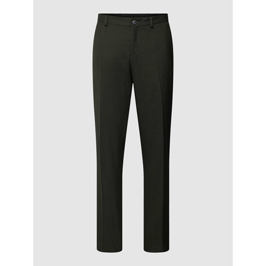 Spodnie o kroju slim fit z kantem ze sklepu Peek&Cloppenburg  w kategorii Spodnie męskie - zdjęcie 168102975
