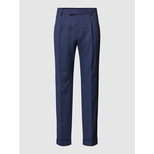 Spodnie do garnituru z dodatkiem żywej wełny model ‘Louis’ ze sklepu Peek&Cloppenburg  w kategorii Spodnie męskie - zdjęcie 168103345