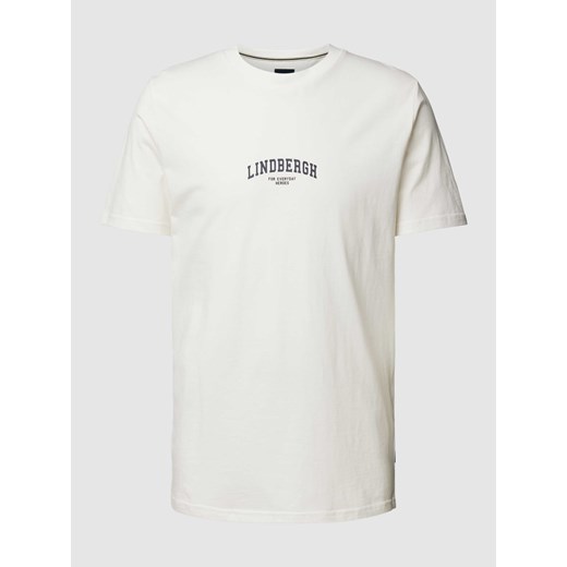 T-shirt z nadrukiem z logo i okrągłym dekoltem XL Peek&Cloppenburg  promocja