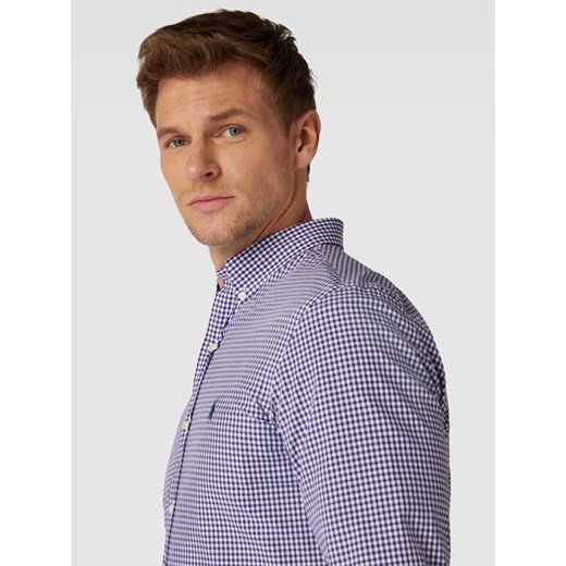 Koszula casualowa o kroju slim fit ze wzorem w kratkę vichy Polo Ralph Lauren XXL okazja Peek&Cloppenburg 