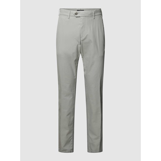 Spodnie z detalami z logo model ‘Jonas’ ze sklepu Peek&Cloppenburg  w kategorii Spodnie męskie - zdjęcie 168104365