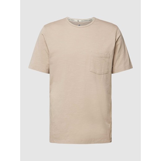 T-shirt z kieszenią na piersi model ‘SLUB YARN’ ze sklepu Peek&Cloppenburg  w kategorii T-shirty męskie - zdjęcie 168104989