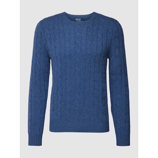 Sweter z kaszmiru ze ściegiem warkoczowym Polo Ralph Lauren XL Peek&Cloppenburg wyprzedaż