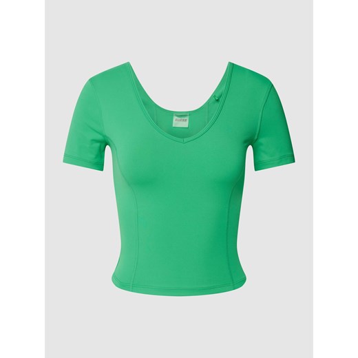 T-shirt krótki z pikowaniem model ‘BIRGIT ACTIVE CROP TOP’ XS okazja Peek&Cloppenburg 