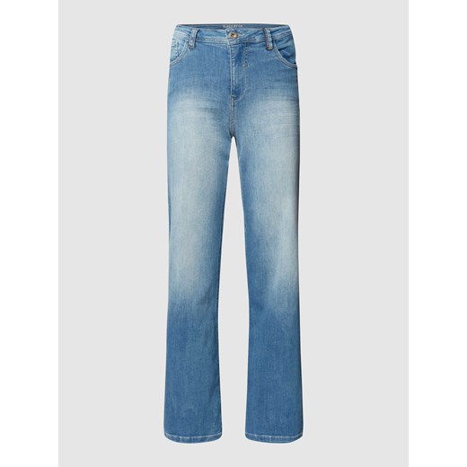 Jeansy o kroju Straight Fit z dodatkiem streczu Blue Fire Jeans 29/30 promocyjna cena Peek&Cloppenburg 