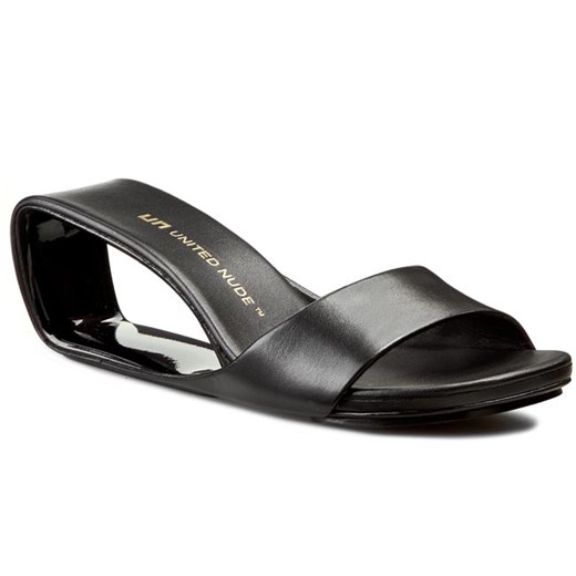 Klapki UNITED NUDE - Mobius Mid 100030116S15 Black eobuwie-pl czarny