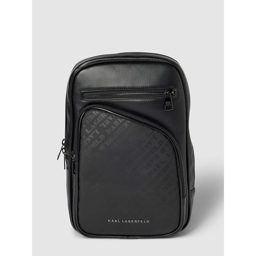Torebka na długim pasku z detalem z logo Karl Lagerfeld One Size wyprzedaż Peek&Cloppenburg