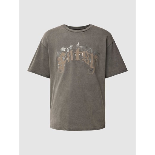 T-shirt z nadrukiem z logo ze sklepu Peek&Cloppenburg  w kategorii T-shirty męskie - zdjęcie 168107219