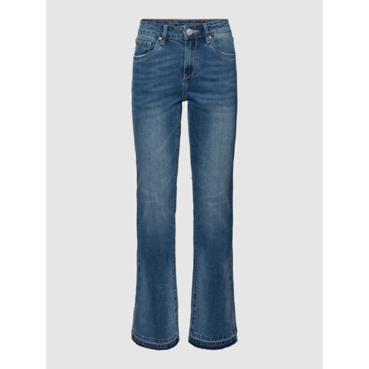 Jeansy z bocznym rozcięciem na nogawce model ‘LEAH’ 27/32 okazja Peek&Cloppenburg 