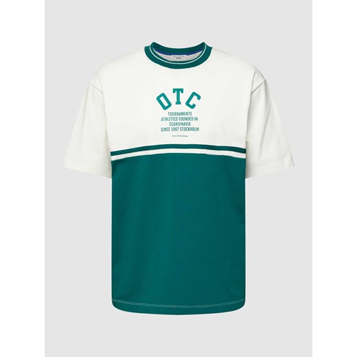 T-shirt z nadrukiem z logo ze sklepu Peek&Cloppenburg  w kategorii T-shirty męskie - zdjęcie 168107779