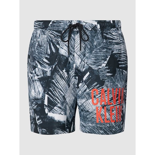 Spodenki kąpielowe ze wzorem na całej powierzchni Calvin Klein Underwear XXL promocyjna cena Peek&Cloppenburg 