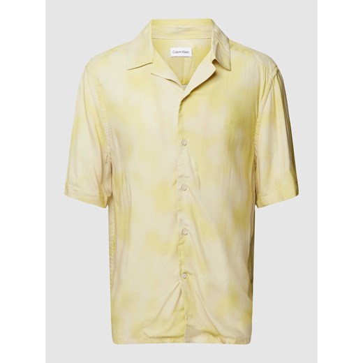 Koszula casualowa z czystej wiskozy z efektem batiku ze sklepu Peek&Cloppenburg  w kategorii Koszule męskie - zdjęcie 168108429
