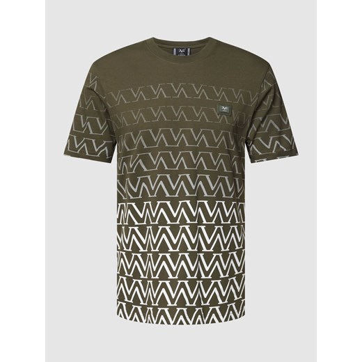 T-shirt z wzorem na całej powierzchni 19v69 Italia XL promocja Peek&Cloppenburg 