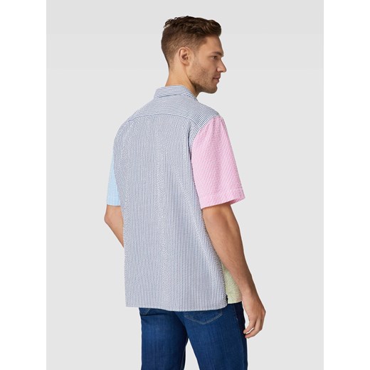 Koszula casualowa o kroju tailored fit z kołnierzem z połami XL promocja Peek&Cloppenburg 