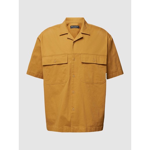 Koszula casualowa o kroju relaxed fit z fakturowanym wzorem ze sklepu Peek&Cloppenburg  w kategorii Koszule męskie - zdjęcie 168110467