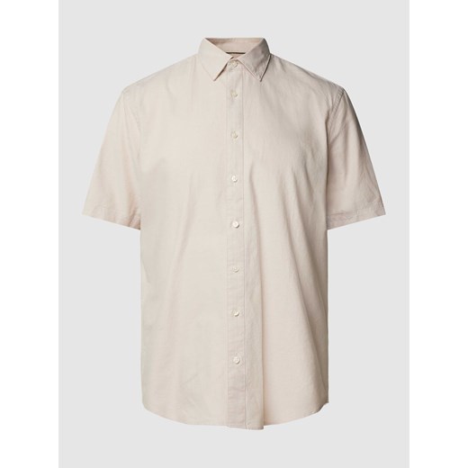 Koszula casualowa o kroju slim fit z bawełny z kołnierzykiem typu kent ze sklepu Peek&Cloppenburg  w kategorii Koszule męskie - zdjęcie 168110808