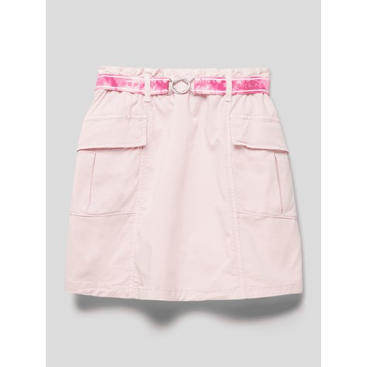 Spódnica mini z materiałowym paskiem ze sklepu Peek&Cloppenburg  w kategorii Spódnice dziewczęce - zdjęcie 168111016