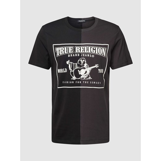 T-shirt z nadrukiem z logo model ‘SPLICED PUFF BUDDHA’ ze sklepu Peek&Cloppenburg  w kategorii T-shirty męskie - zdjęcie 168112469