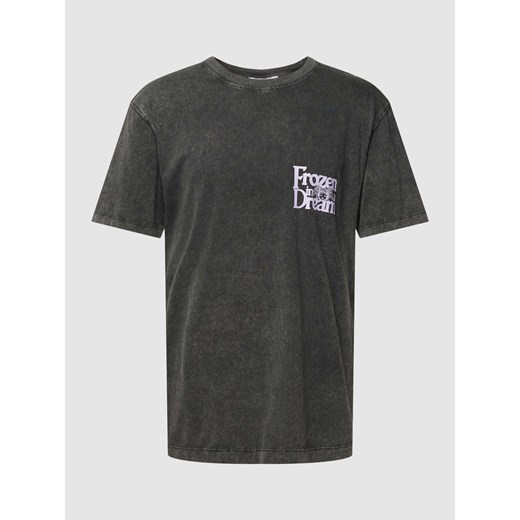 T-shirt z nadrukiem z napisem model ‘Frozen In A Dream’ ze sklepu Peek&Cloppenburg  w kategorii T-shirty męskie - zdjęcie 168113129