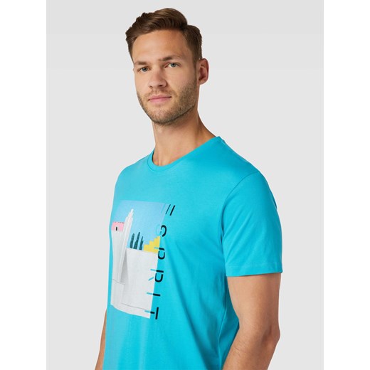 T-shirt z nadrukowanym motywem Esprit L Peek&Cloppenburg  promocja