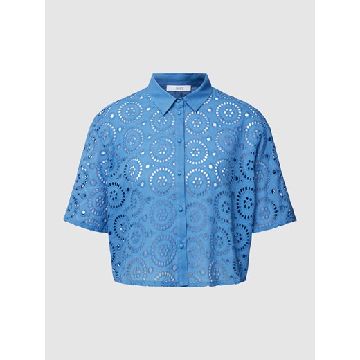 Bluzka z ażurowym wzorem ze sklepu Peek&Cloppenburg  w kategorii Koszule damskie - zdjęcie 168113768
