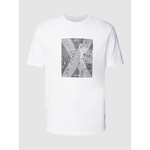 T-shirt o kroju Regular Fit z nadrukiem z logo Armani Exchange M okazyjna cena Peek&Cloppenburg 