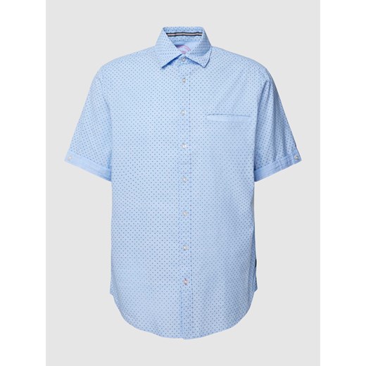 Koszula casualowa z kieszenią na piersi i wzorem na całej powierzchni ze sklepu Peek&Cloppenburg  w kategorii Koszule męskie - zdjęcie 168116005