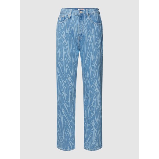 Jeansy o kroju straight fit z wyhaftowanym logo model ‘HARPER’ Tommy Jeans 28/30 Peek&Cloppenburg  okazyjna cena