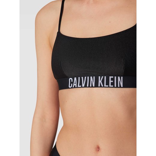 Top bikini z detalem z logo model ‘INTENSE POWER’ Calvin Klein Underwear XS wyprzedaż Peek&Cloppenburg 