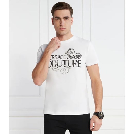 T-shirt męski Versace Jeans z krótkimi rękawami 