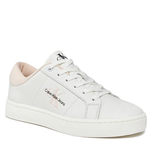 Sneakersy Calvin Klein Jeans Classic Cupsole Lowlaceup Lth Wn YW0YW01444 Bright 38 eobuwie.pl