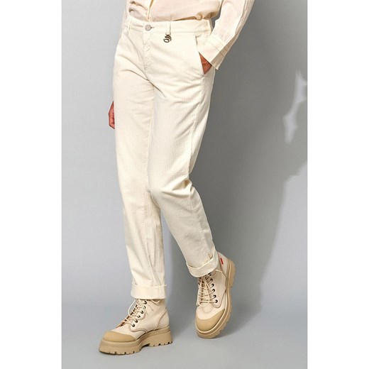 Rosner Spodnie sztruksowe w kolorze kremowym ze sklepu Limango Polska w kategorii Spodnie damskie - zdjęcie 168121946
